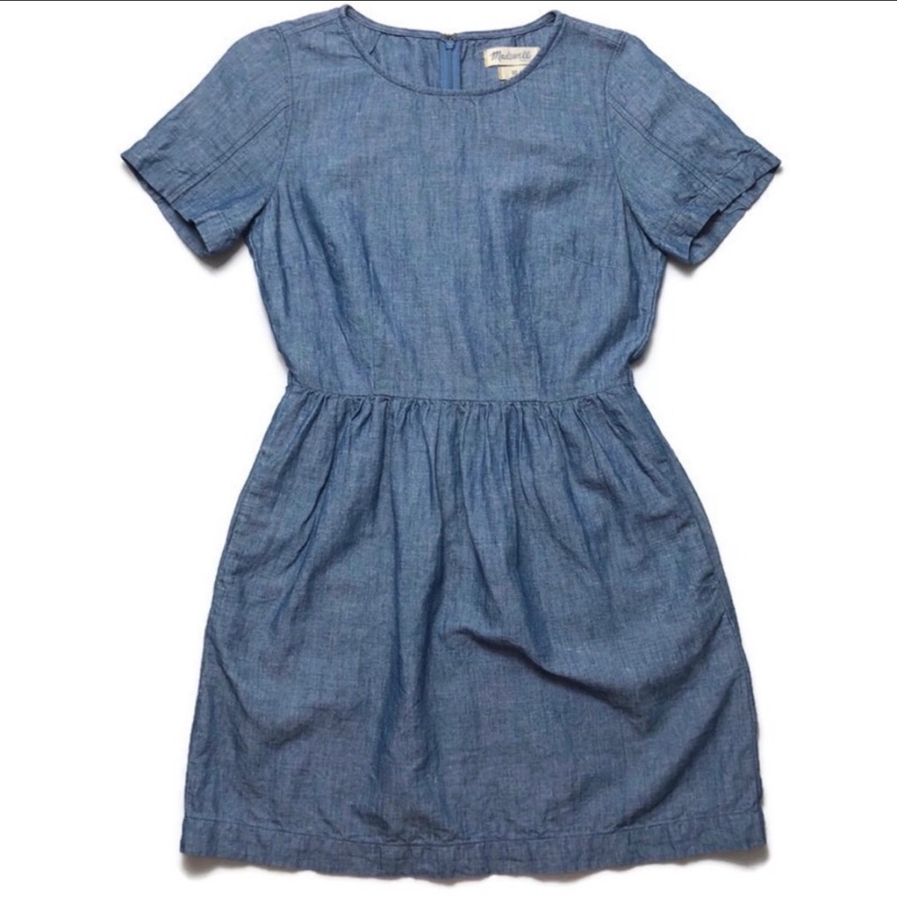 Madewell Chambray Songbird Dress - Picture 5 of 10